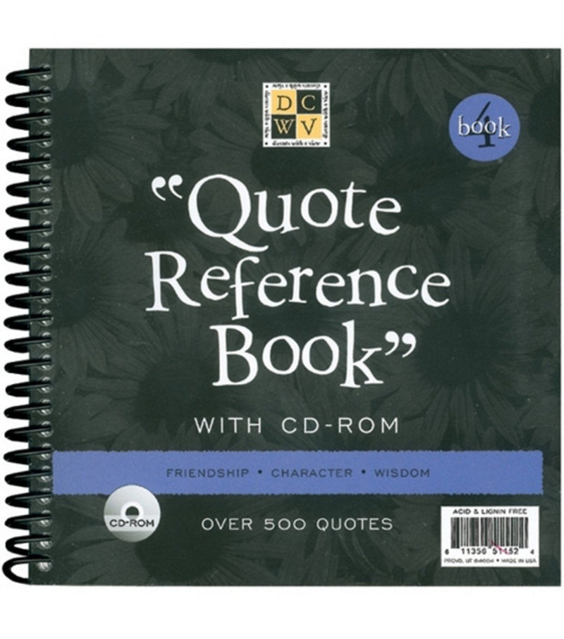 Quote Reference Book with CD ROM - Friendship