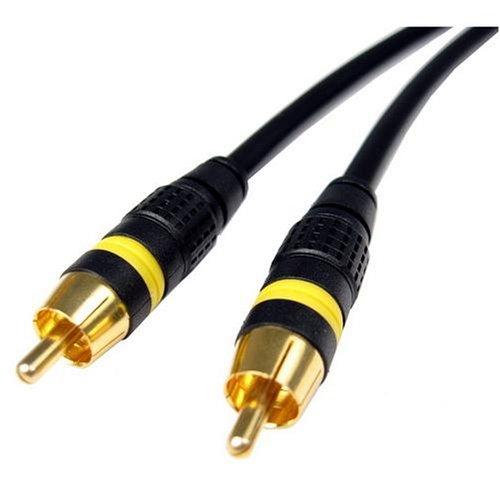 Cables Unlimited AUD130506 Pro A/V Series 6-Feet (1xRCA) Video Cable with Gold Connectors