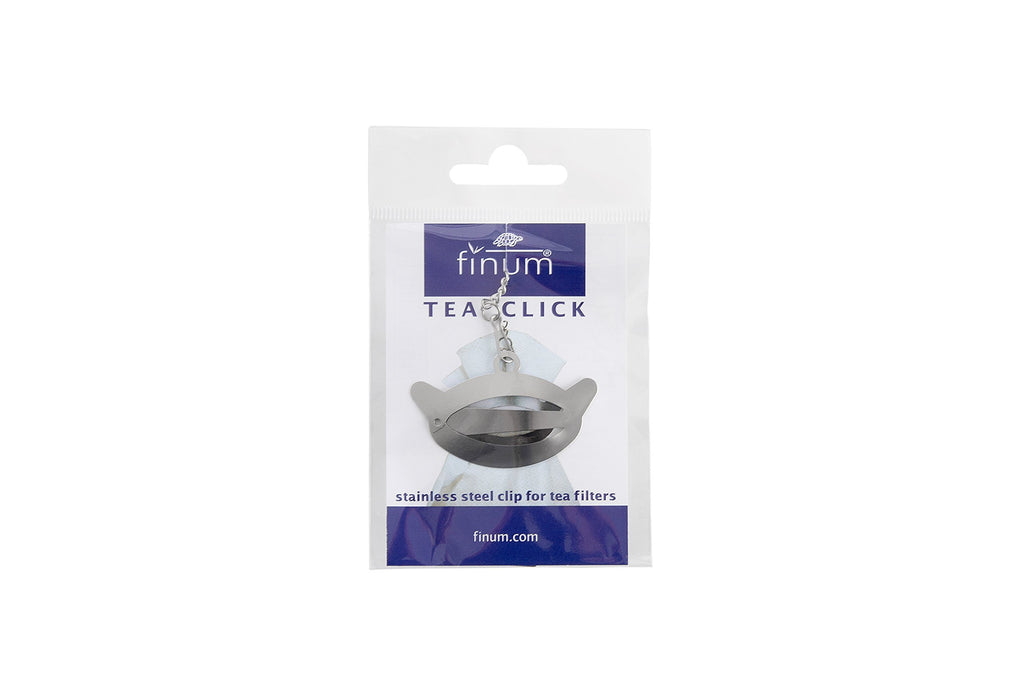 Finum Tea Click - Stainless Steel Clip for Tea Bag Filters