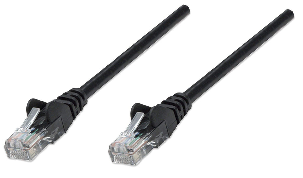 Intellinet Network Solutions Cat5e RJ-45 Male/RJ-45 Male UTP Network Patch Cable, 10-Feet (320764) 3.0 m (10 ft) Black