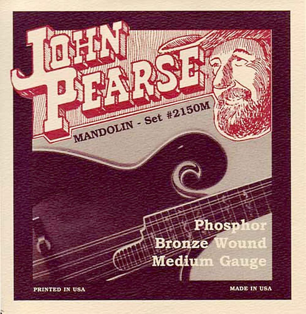 John Pearse JP2150M Phosphor Bronze Mandolin Strings, Medium