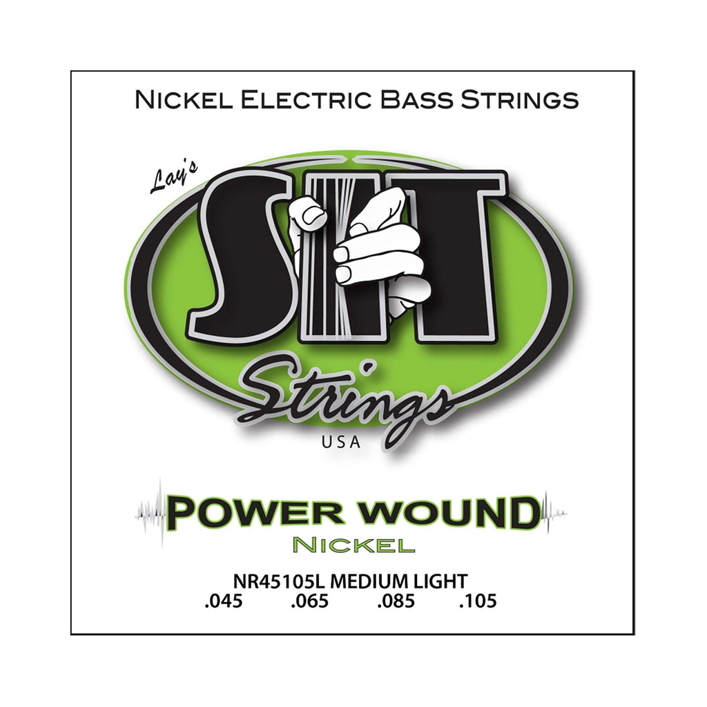 SIT Strings S.I.T. Stay In Tune NR45105L 4-String Medium Power Wound Nickel Bass 4-String Med Lt (45-105)