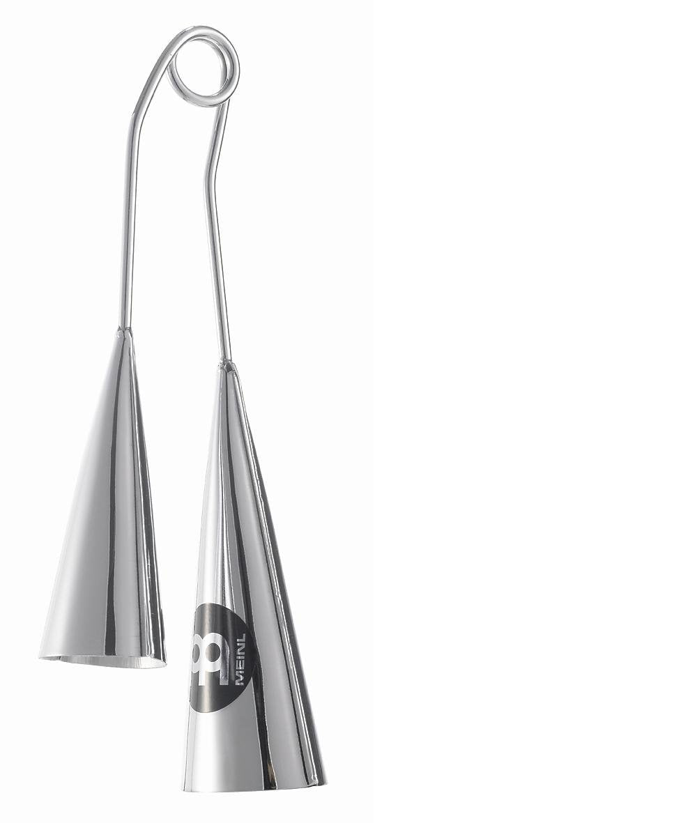 Meinl Percussion STBAG2-CH Tonally Matched Chrome Finish Steel Handheld A-Go-Go Bells, Large