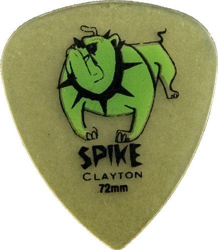 Clayton Spike Ultem Gold Sharp Standard Guitar Picks 1 Dozen.80MM 0.80 mm