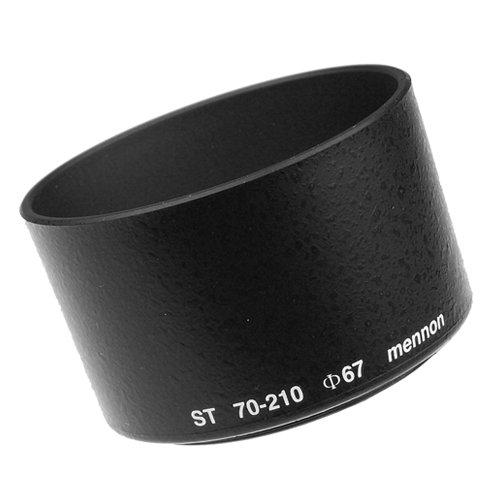 Mennon A-ST 67 Screw Mount 67mm Hood for Telephoto 70-210mm Lens, Black