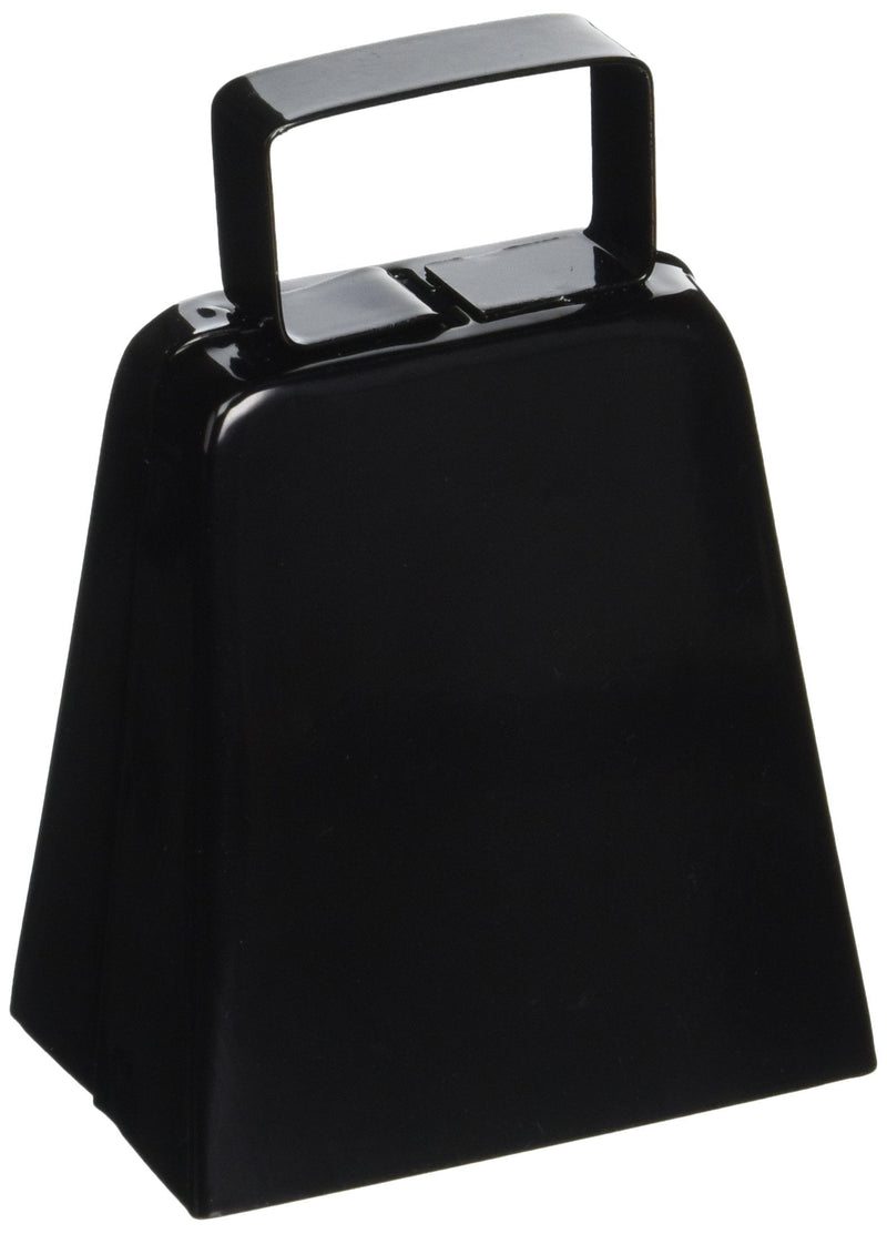 Beistle Black Cowbell Noisemaker, 4"