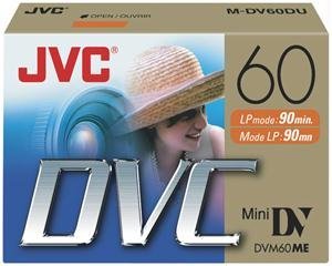 JVC 60MIN MINI DV TAPE 2PK S/O