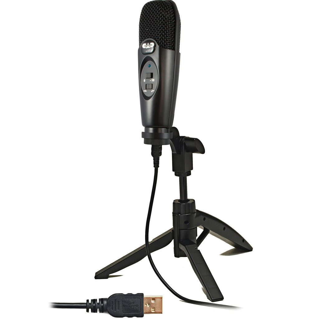 CAD Audio U37 USB Studio Condenser Recording Microphone 4.00 x 12.00 x 9.00 inches