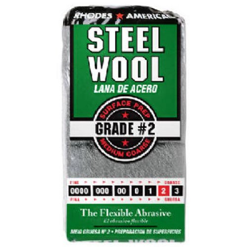 HOMAX PRODUCTS 10121112 Number 2 Steel Wool Pad, 12-Pack