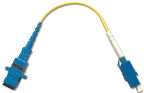 1ft Fiber Optic Adapter Cable SC (Female) to LC (Female) Singlemode Simplex 9/125