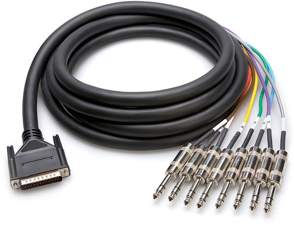 [AUSTRALIA] - Hosa DTP802 Snake Cable DB25 To 8 x TRS 6.6Ft DB25 to TRS Snake 