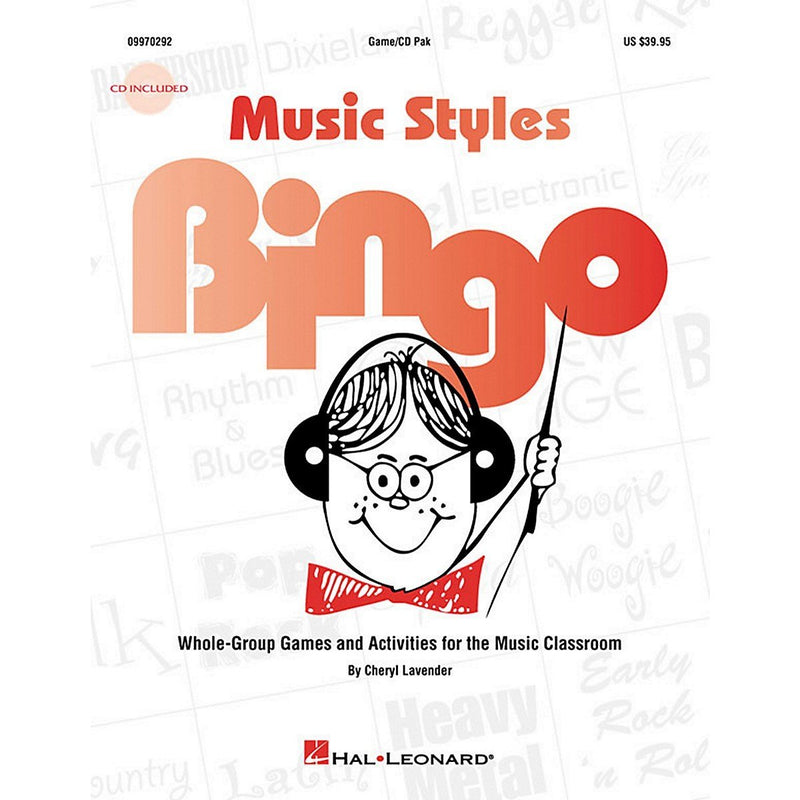 Music Styles Bingo Game & CD Pack