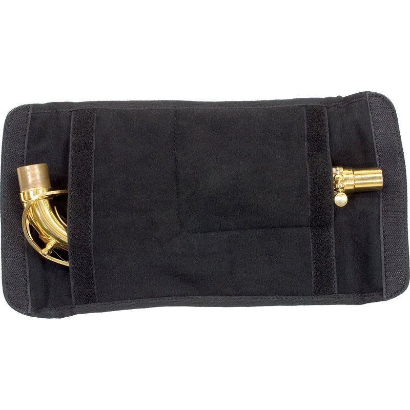 Protec A303 Alto / Tenor Sax Neck and Mouthpiece In-Bell Pouch,Black Black