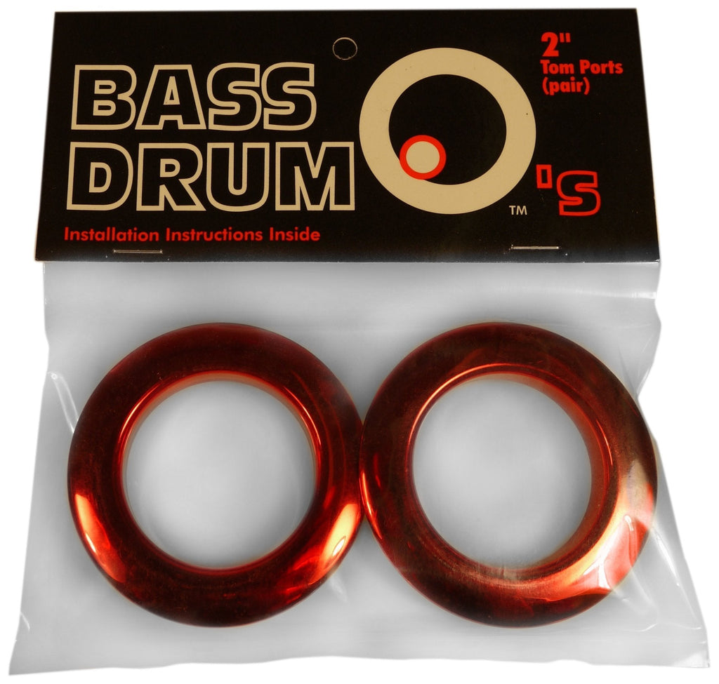 Bass Drum O's Bass Drum Port"O" 2 in. Red