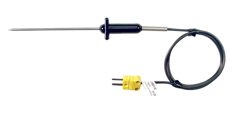 Cooper-Atkins 31901-K Thermocouple Needle Probe with Silicone outer jacket, -40 to +400 degrees F