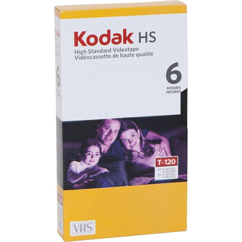 Kodak T-120 High Standard Vhs Video Tape