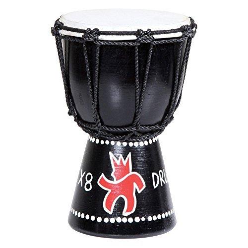 X8 Drums MINI-X8 Mini Djembe Drum with X8 Drums Logo