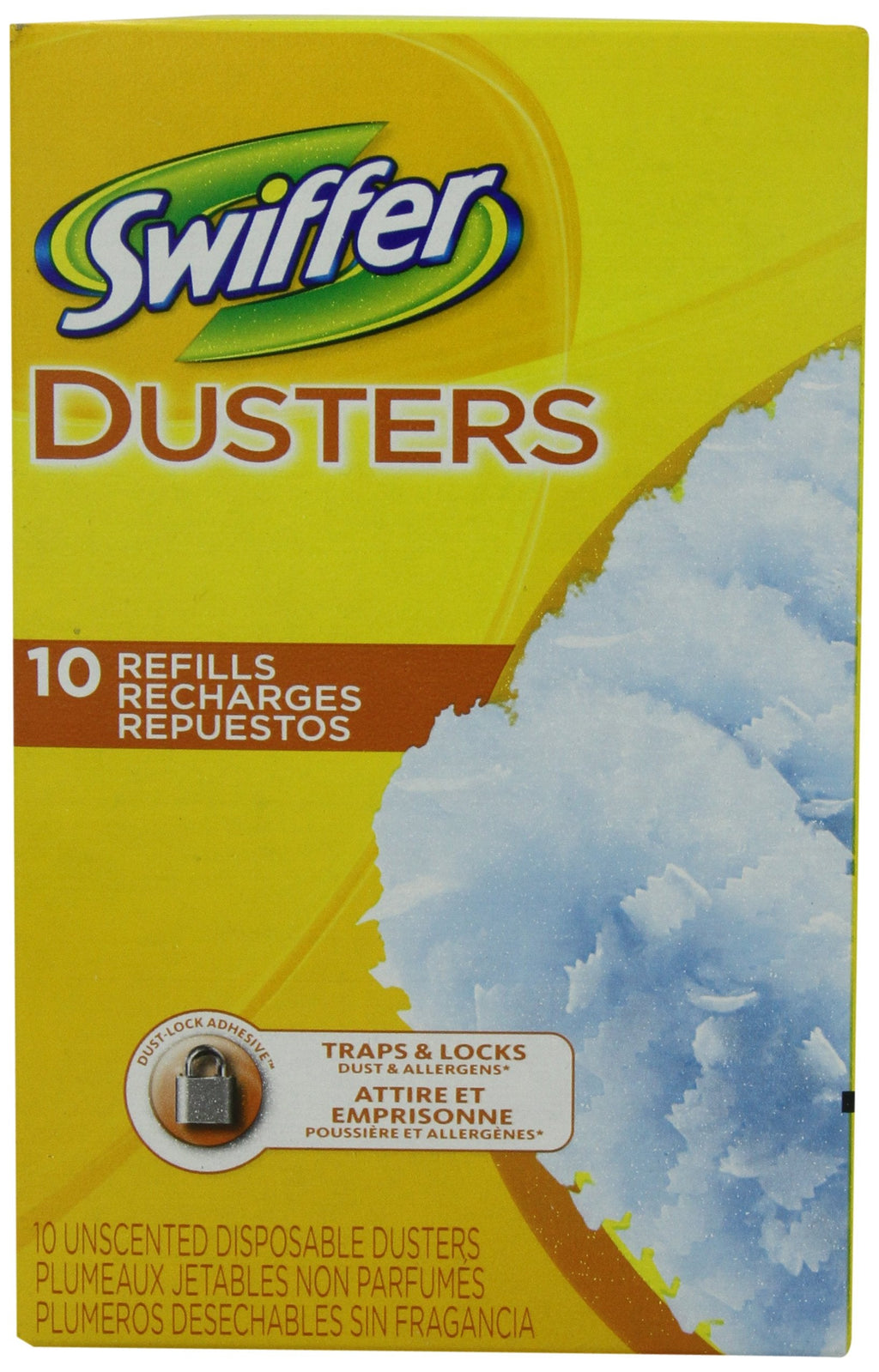 Proctor & Gamble Swiffer Dusters Disposable Cleaning Dusters Refills Unscented 10 Count (Pack of 3)