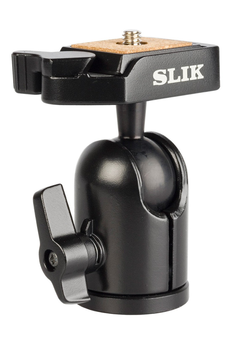 SLIK SBH-120 DQ Compact Ballhead with Quick Release, Supports 4.5 lbs., Black (618-325) Supports 4.5 lbs. Black (618-325)