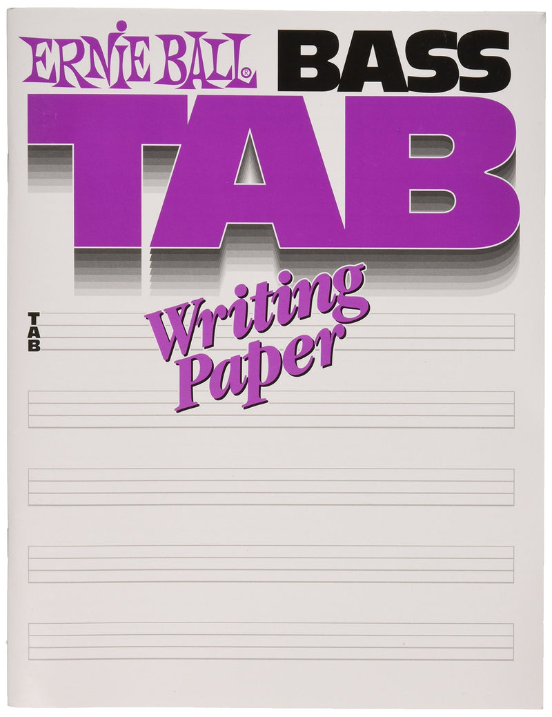 [AUSTRALIA] - Ernie Ball Bass Tab Writing Paper (P07022) Bass Tab Paper 