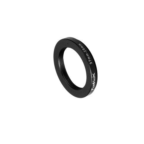 Fotodiox Metal Step Down Ring, Anodized Black Metal 37mm-28mm, 37-28 mm 37-28mm Adapter