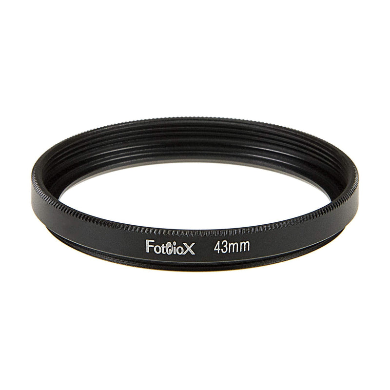 Fotodiox Metal Spacing Ring, Anodized Black 43-43mm