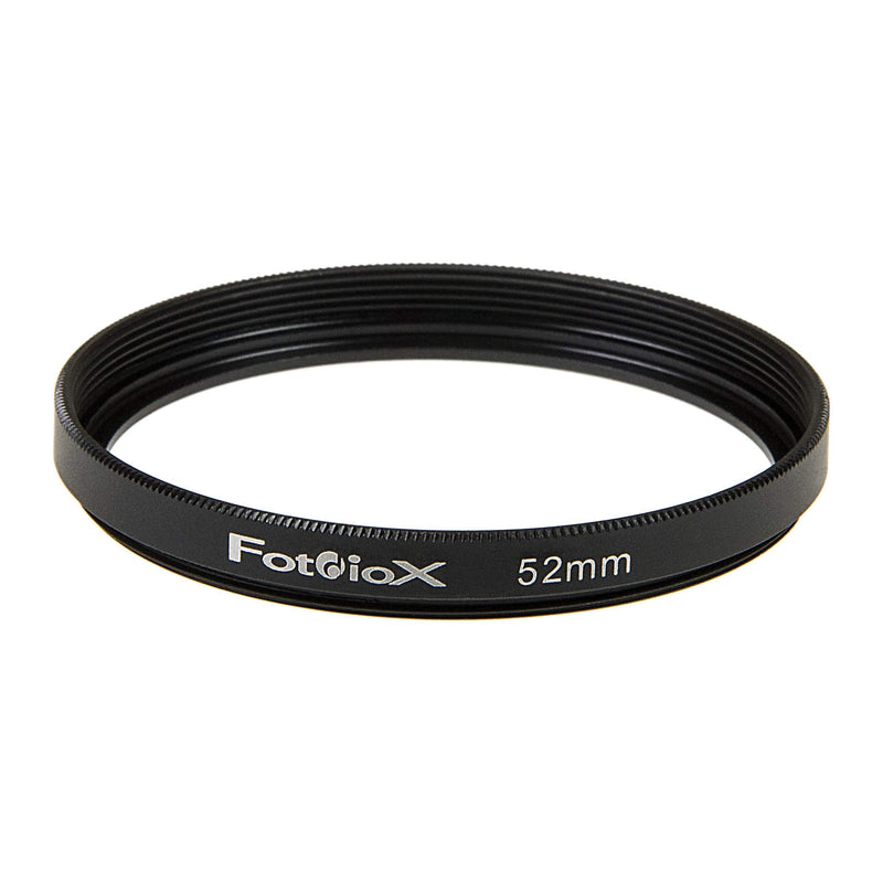 Fotodiox Metal Spacing Ring, Anodized Black 52-52mm