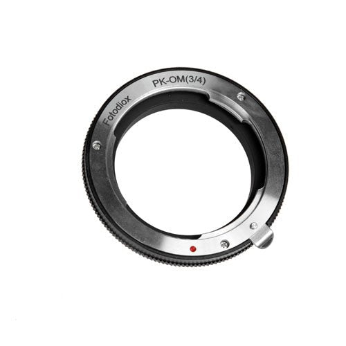 Fotodiox Lens Mount Adapter - Pentax K Mount (PK) SLR Lens to Olympus 4/3 (OM4/3 or 4/3) Mount Mirrorless Camera Adapter to Olympus 4/3 (OM4/3 or 4/3) Mount Mirrorless Camera Body