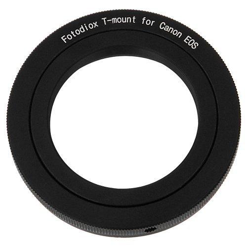 Fotodiox Lens Mount Adapter - T-Mount (T/T-2) Screw Mount SLR Lens to Canon EOS (EF, EF-S) Mount SLR Camera Body T-mount (T2) Standard Single