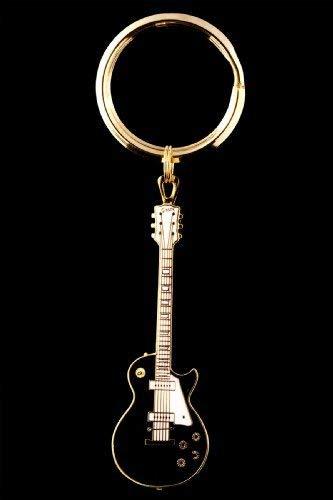 Les Paul Electric Guitar Key Chain - Black