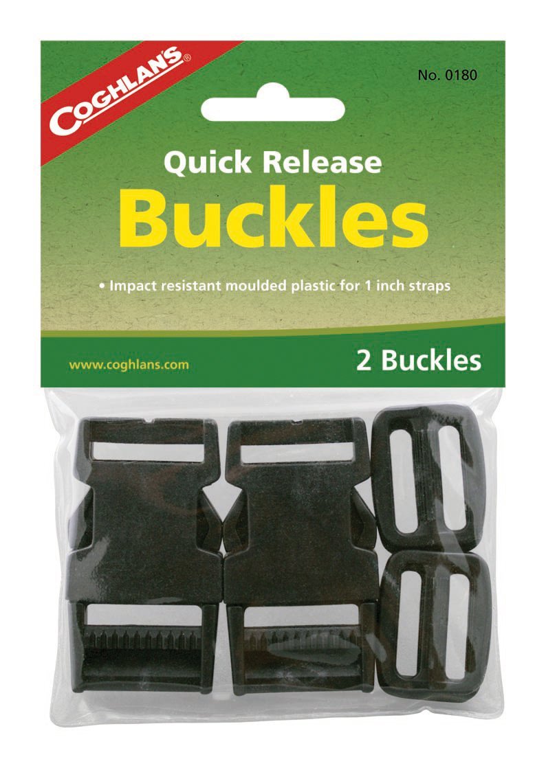 Coghlan's 1-Inch Quick Release Buckles, 1 Pair