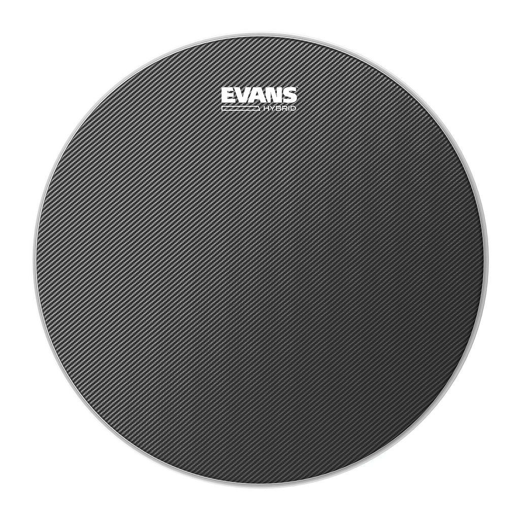 Evans Hybrid Grey Marching Snare Drum Head, 14 Inch Gray Batter