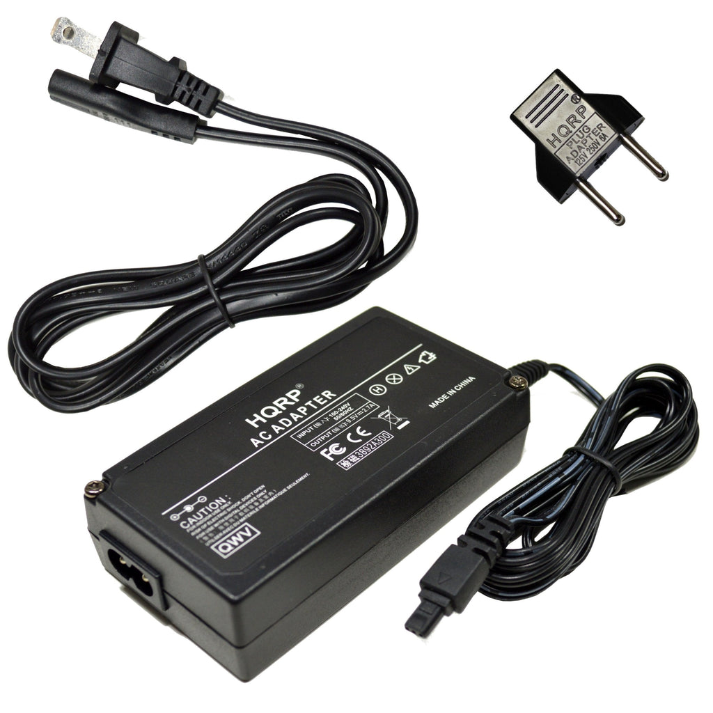 HQRP AC Adapter compatible with Canon CA-560 ZR50MC ZR45MC ZR40 ZR30MC ZR10 ZR20 ZR25MC ZR30MC, Optura 100MC 200MC Pi Camcorder, PowerShot G1 G2 G3 G5 G6 Digital Camera Charger