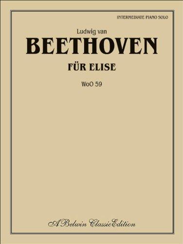 Beethoven - Für Elise (WoO 59) - Piano - Intermediate - Sheet Music