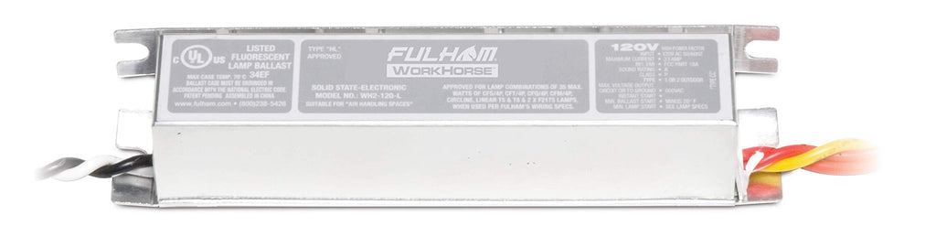 Fulham Lighting WH2-120-L Workhorse 2 Adaptable Electronic Fluorescent Lamp Ballast, 120V