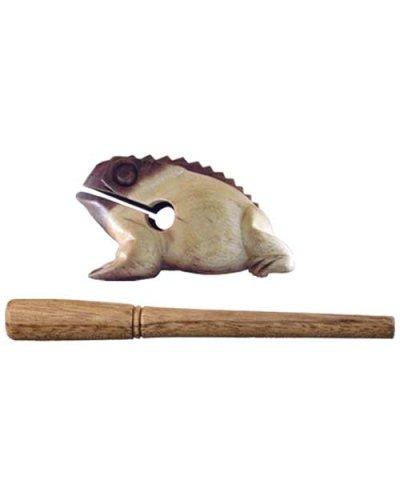 Small Wood Percussion Frog, 3" long