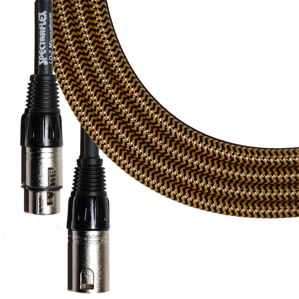 [AUSTRALIA] - Spectraflex Braided Series Lo-Z Microphone Cable, 20 Foot, Tweed 20 Feet 