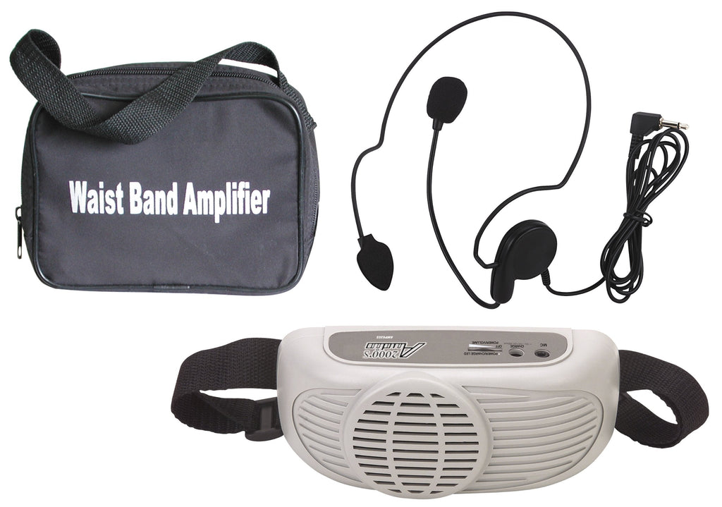 [AUSTRALIA] - Audio2000'S AWP6202 Waist-Band Portable PA System with a Headset Microphone white 