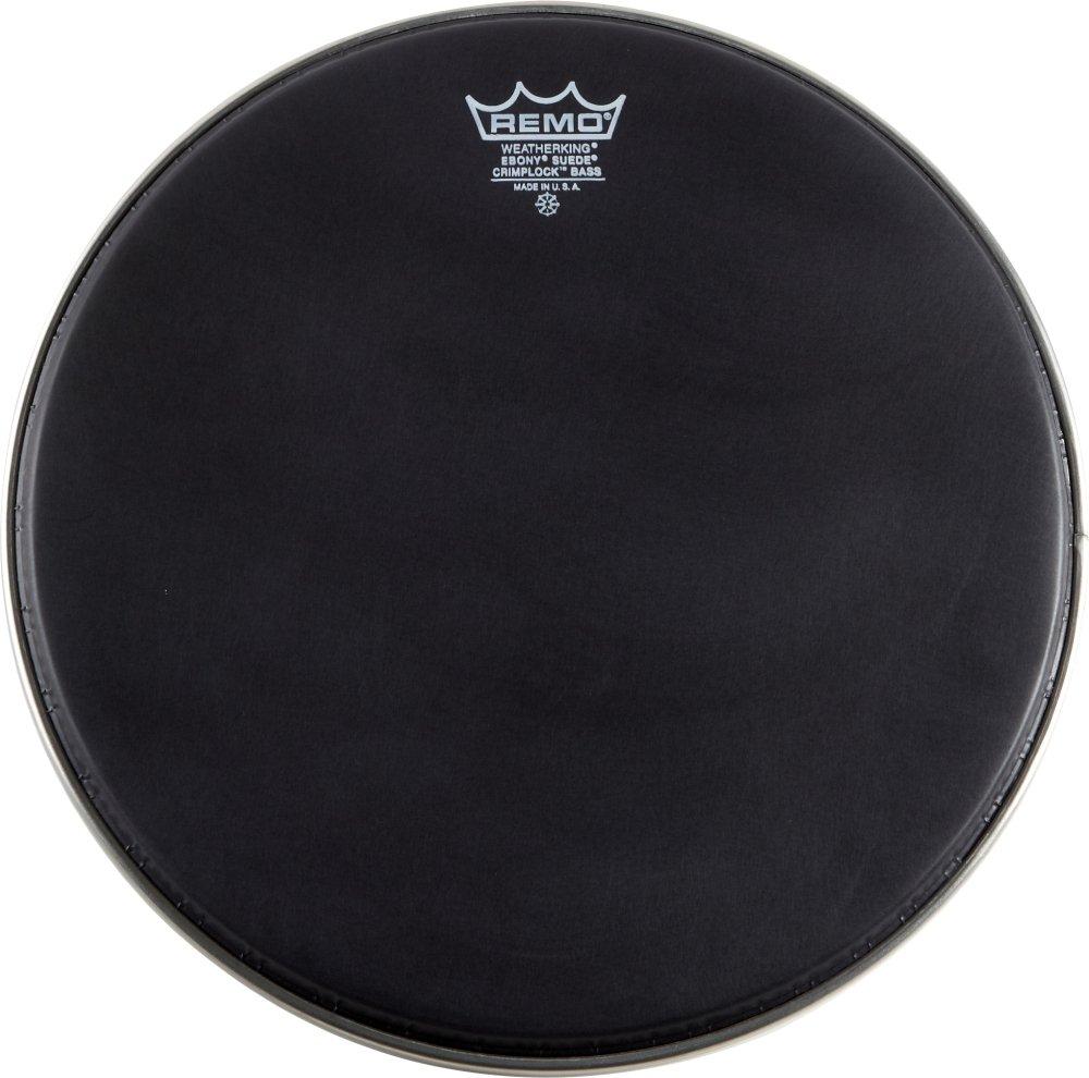 Remo 22" Black Suede Marching Bass Drumhead
