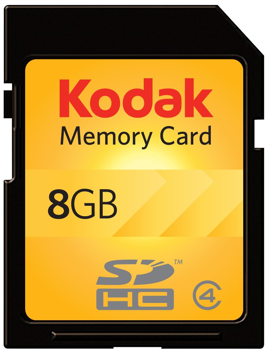Kodak SDHC 8GB Class 4 Flash Memory Card KSD8GBPSBNA 8 GB