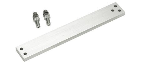 Securitron - ASB32CL Aluminum Shim Bracket for M32 Magnalock Electromagnetic Lock, 8" Length, Clear Anodized Finish