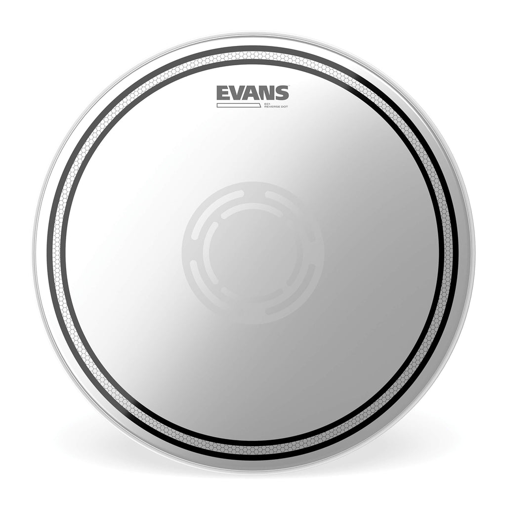 Evans EC1 Reverse Dot Snare Batter Drum Head, 14 inch Clear