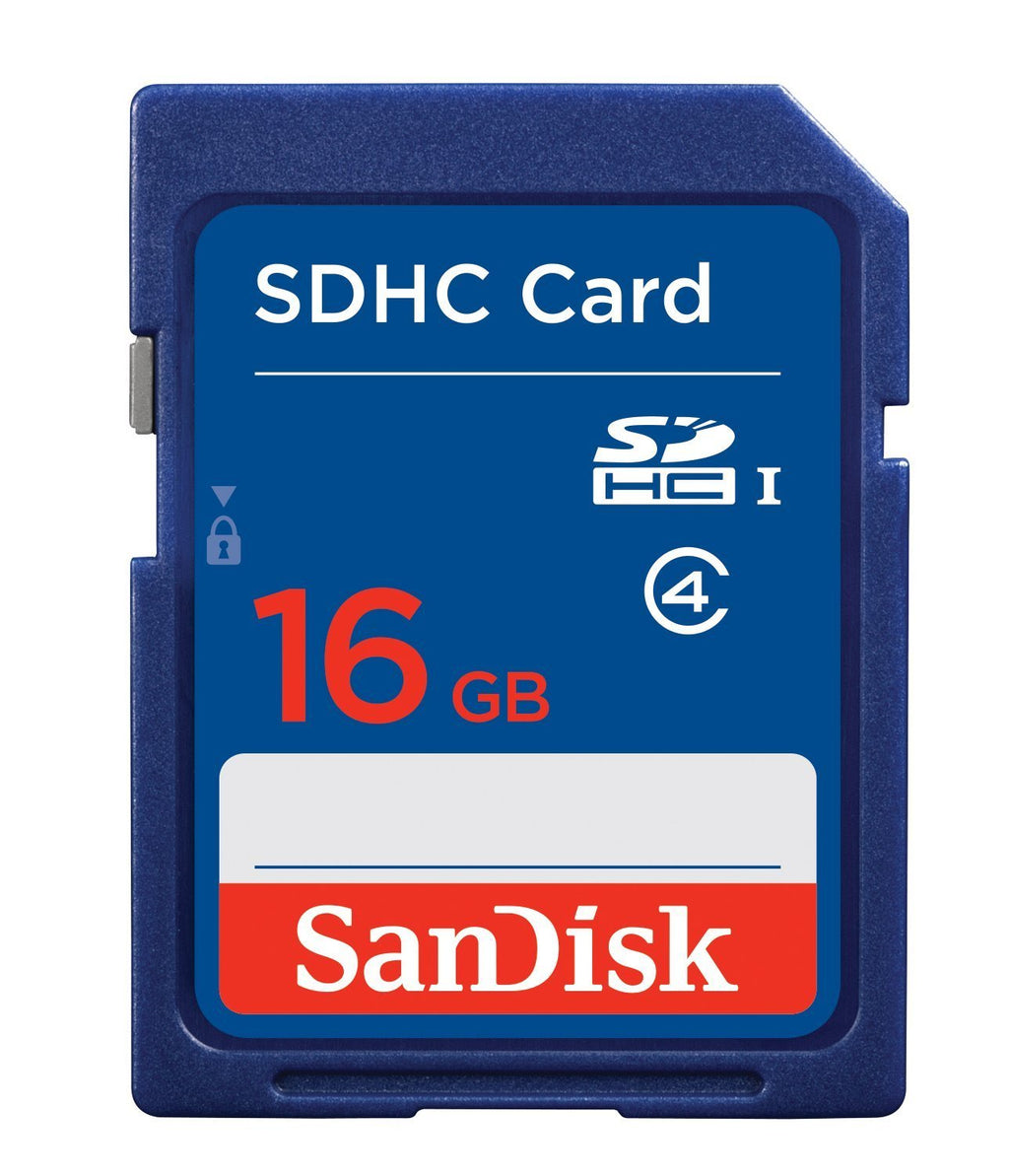 SanDisk Flash 16 GB SDHC Flash Memory Card SDSDB-016G (Label May Change) SD Standard Packaging