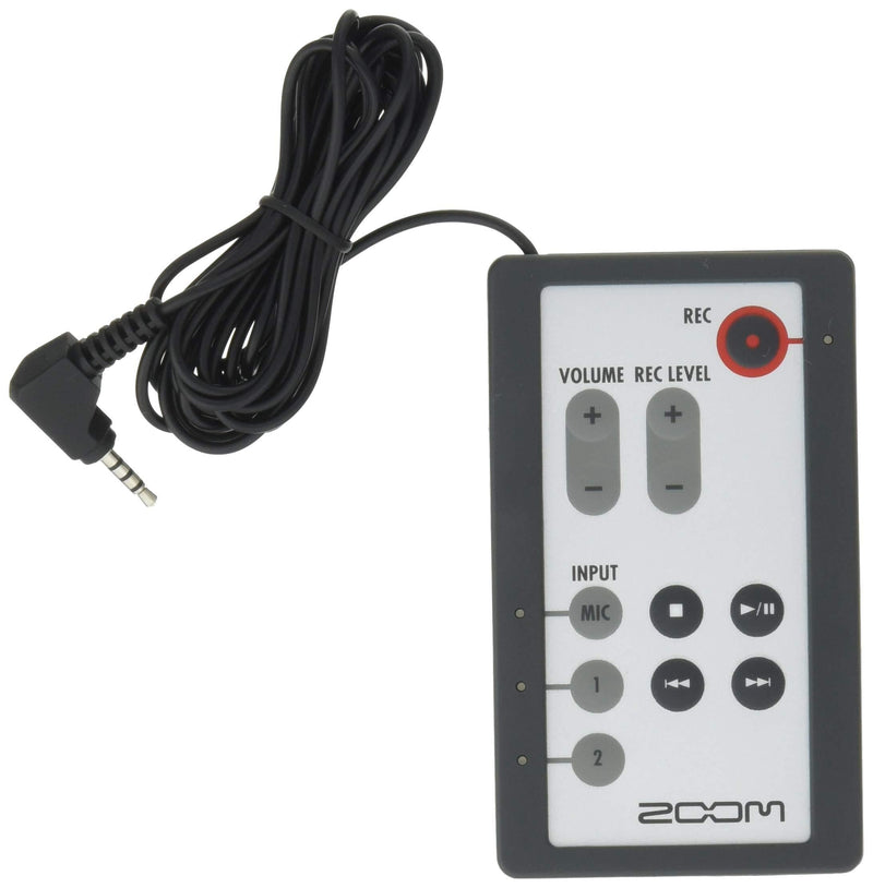 [AUSTRALIA] - Zoom RC4 Remote Control with Extension Cable, Designed for Use With H4n, H4n Pro, H4n Pro All Black to Control Volume, Record Level, Input Source, and Transport Functions 