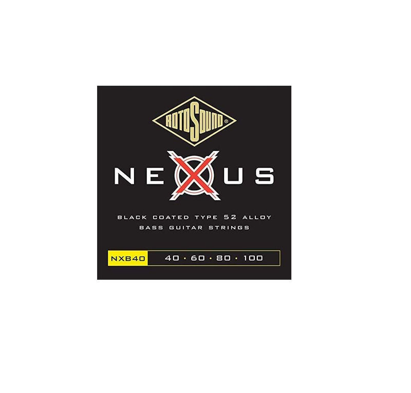 Rotosound NXB(40 Nexus Coated Bass Guitar Strings (40 60 80 100)
