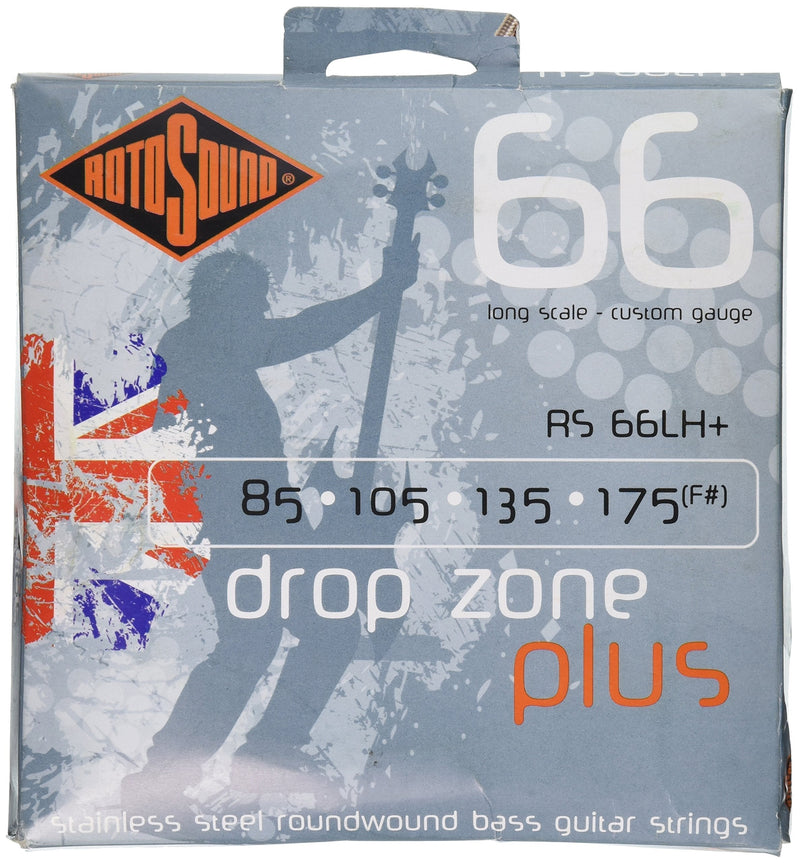 Rotosound RS66LH+ Swing Bass 66 Stainless Steel Bass Guitar Strings (85 105 135 175)