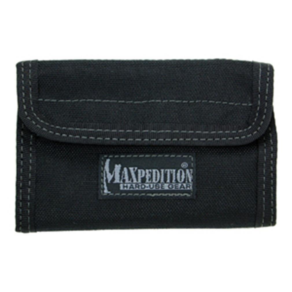 Maxpedition Men's Large Wallet 5.5" x 3.5" x 0.5" BLACK