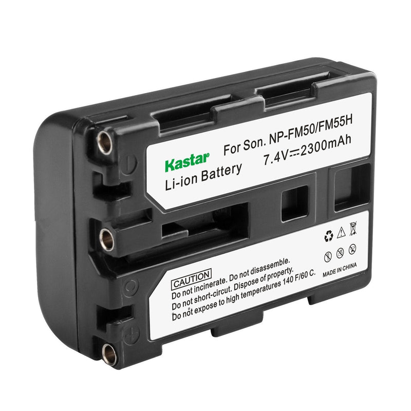 Kastar Battery for Sony NP-FM30 NP-FM50 NP-FM51 NPFM3, NPFM50 NPFM51 and Sony HVL-IRM DCR-TRV140 DCR-PC100 DCR-TRV140 DCR-TRV30 CCD-TRV128 DCR-TRV33 DCR-TRV340 CCD-TRV318 HDR-HC1 DCR-TRV20 DCR-PC110