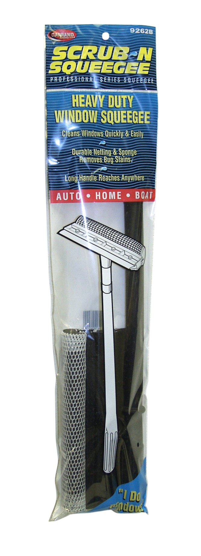 Carrand 9262B 8" Professional Plastic Squeegee Head with 15" Plastic Handle