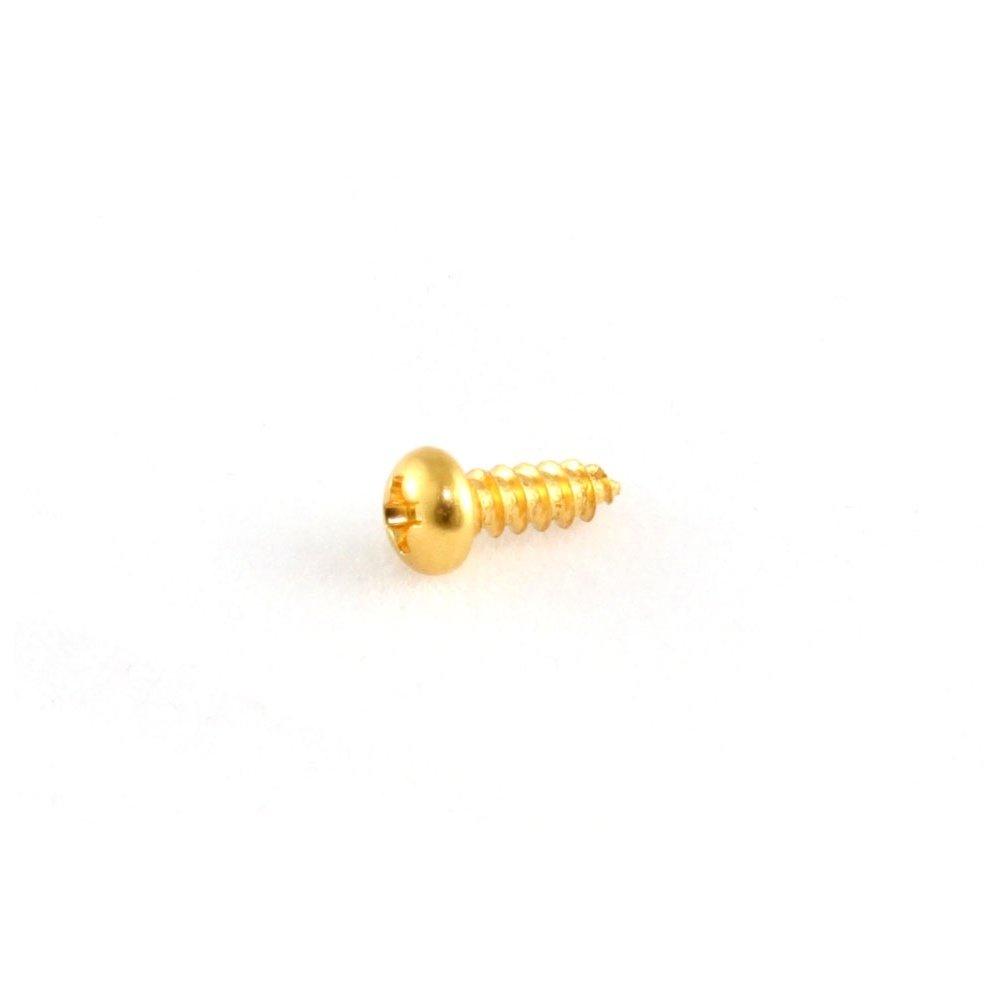 [AUSTRALIA] - 8 Truss Rod Cover Screws Phillips Head 3/8" Gold Allparts GS-3206-002 